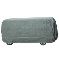 HOMCOM® Abdeckung Schutzhülle für Wohnmobil Grau 762x225x220cm(m-5)