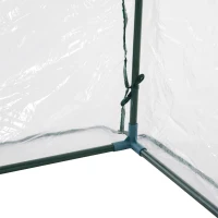 Outsunny® Gewächshaus 2x1x0,8m Frühbeet Pflanzenhaus PVC(m-9)