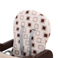 HOMCOM® 3 in 1 Kinderhochstuhl - Kombihochstuhl - Braun(m-11)