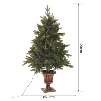 HOMCOM® Künstlicher Weihnachtsbaum | Tannenbaum | Ø 76 x 120 cm | Grün(m-2)