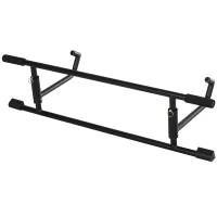 HOMCOM® Klimmzugstange pull up bar Reckstange für Türrahmen Stahl Schwarz(m-3)