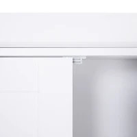 HOMCOM® Schrank Hochschrank Kommode 6 Ebenen verstellbare Regalebene Küche MDF Weiß(m-8)