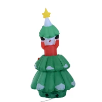 HOMCOM® Aufblasbarer Weihnachtsbaum LED Weihnachtsdeko 160 cm(m-6)
