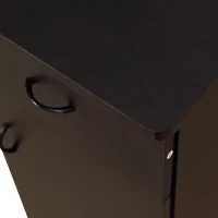 HOMCOM® Schreibtisch Bürotisch aus Holz Computertisch PC Tisch schwarz(m-8)