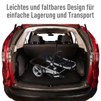 HOMCOM® Kinderwagen 3-in-1 Buggy Babyschale Babywanne Auto-Kindersitz 0-36 Monate Grau(m-7)