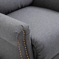 Fotel HOMCOM fotel rozkładany odchylany do 125° zdejmowane oparcie tkanina 89 x 83,5 x 101 cm(m-10)