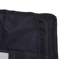 Outsunny® Campingstuhl mit Becherhalter Klappbar Oxford Schwarz(m-7)