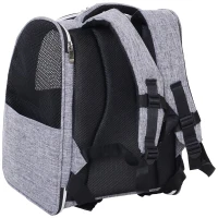 PawHut® Transporttasche Reisetasche Haustierrucksack 3 Eingang mit Festgurte Oxfordstoff 32 x 26 x 42 cm(m-7)