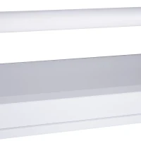 HOMCOM® Bücherregal 4 Ebenen Bücherhalter Aufbewahrungsregal Wandmontage Wasserfest Holz 59 x 12 x 113 cm(m-9)