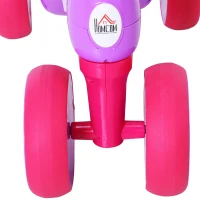 HOMCOM® Laufrad Lauffahrrad Balance Bike 18-36 Monate „BB“ -Klang Ruhig & Sicher PP Lila 57 x 33,5 x 42,5 cm(m-11)