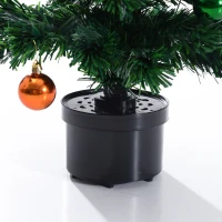 HOMCOM® Weihnachtsbaum künstlicher Lichtfaser rotierend 60cm(m-9)