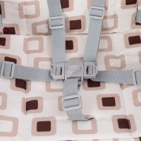 HOMCOM® 3 in 1 Kinderhochstuhl - Kombihochstuhl - Braun(m-10)