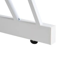 HOMCOM® Computertisch PC-Tisch Arbeitstisch mit Tastaturauszug Schublade Eiche+Weiß 110 x 55 x 76 cm(m-9)