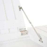 HOMCOM® Schuhbank, Sitzbank, Sitztruhe, Eingangsbereich, Dreistufiges Design Kiefernholz(m-9)