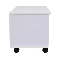 HOMCOM® Fernsehtisch Lowboard TV Board mit Schubläden und Rollen(m-4)