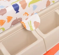 Mobiler Baby Wickeltisch mit Wickelauflage und Badewanne (2 in 1) Modell 1(m-5)