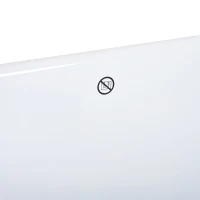 HOMCOM® Heizgerät Elektroheizung Timer mit Fernbedienung 1000/2000W Weiß(m-6)