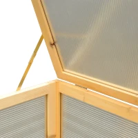 Outsunny® Pflanzschrank Frühbeetkasten Holz L(m-4)