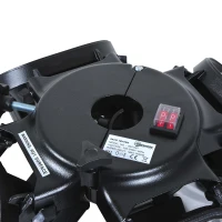 Outsunny Elektrischer Heizstrahler für Sonnenschirme | Infrarotstrahler | Aluminium, Stahl | Schwarz(m-7)