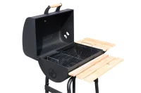 Outsunny® BBQ Grillwagen Holzkohlegrill Standgrill(m-3)