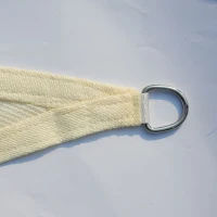 Outsunny® Sonnensegel (beige) Dreiecke 5x5x5 m HDPE - atmungsaktiv(m-5)