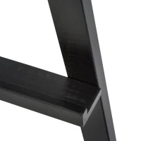 HOMCOM® Staffelei Atelierstaffelei 90° einstellbar Buche Schwarz(m-10)