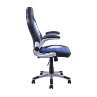 Homcom Bürostuhl Schalensitz Chefsessel Drehstuhl Homcom blau(m-5)