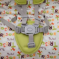 HOMCOM Kinderhochstuhl Multifunktion Babyhochstuhl mit Schaukelfunktion grün(m-9)