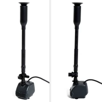 Outsunny® Tauchpumpe Teichpumpe Aquarium Schwarz 10,5x7,8x10,5cm(m-4)