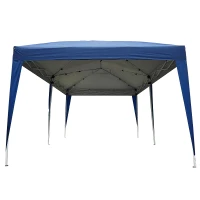 Outsunny® Gartenpavillon faltbar 3x6 m mit Tragetasche, blau(m-4)