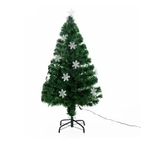 HOMCOM® Künstlicher Weihnachtsbaum | Tannenbaum | ∅60 x 120 cm | Grün(m-3)