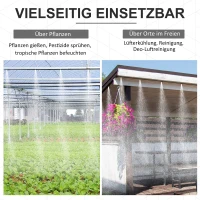 Outsunny® Bewässerungssystem Sprühnebel-Kühlsystem Outdoor Misting System SprayKühlsystem(m-4)