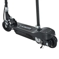 HOMCOM® Elektroroller mit Sitz Tretroller 120W klappbar Schwarz(m-9)