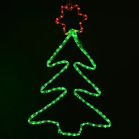 Weihnachtsbeleuchtung Lichtschlauch LED Dekor Weihnachtsbaum(m-1)