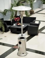 Outsunny® Edelstahl Gas-Heizstrahler / Heizpilz 5 - 12KW(m-5)