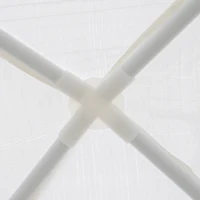 Outsunny® 3x3m Pavillon Partyzelt Bierzelt Gartenzelt Weiß(m-8)