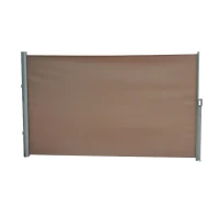 Outsunny® Seitenmarkise 1,6m x 3m braun Markise Sichtschutz Windschutz(m-3)