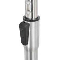 HOMCOM A4 Infoständer Werbeständer Präsentationsständer 70-125 cm höhenverstellbar Plakatständer Werbeaufsteller Aluminiumlegierung PVC Silber(m-6)