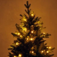 HOMCOM® Künstlicher Weihnachtsbaum | Tannenbaum | Ø 76 x 120 cm | Grün(m-6)
