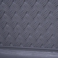 Outsunny® Gartenbeet Hochbeet Pflanzkasten Blumenkasten 2 Muster Abflusslöcher PP Grau 60 x 30 x 29 cm(m-11)