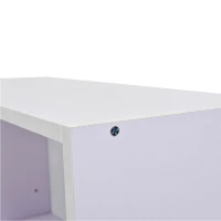 HOMCOM® Bücherregal 2 Fächer Allzweckregal Standregal(m-3)