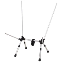 Outsunny® Campingstuhl mit Telefontasche Faltstuhl Angelstuhl Höhenverstellbar Alu Blau(m-9)