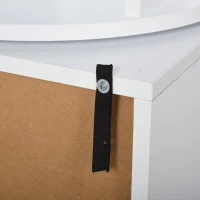 HOMCOM® Bücherregal 2-in-1 Standregal Drehregal 360 ° drehbar Abnehmbar Weiß(m-11)