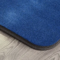 HOMCOM® Yogamatte Rutschfeste Sportmatte Gymnastikmatte mit Tragegurt Blau(m-8)