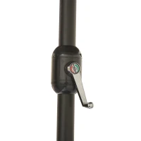 Outsunny® Doppelsonnenschirm mit Ständer Gartenschirm Marktschirm Terrasse Stahl Grau(m-9)