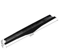 PawHut® Hunderampe Hundetreppe Klappbar 152x43cm Schwarz Kunststoff(m-2)