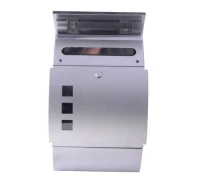 SKRZYNKA NA LISTY Z GAZETNIKIEM stal nierdzewna(m-4)