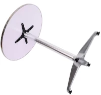 HOMCOM® Bartisch Stehtisch Bistrotisch Partytisch höhenverstellbar 70/110 cm Aluminium(m-7)