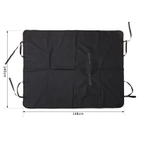 PawHut® Hundeschutzdecke Autodecke Rücksitzdecke schwarz(m-2)