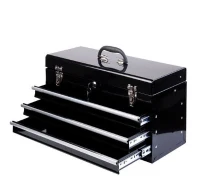 HOMCOM® Werkzeugkasten Werkzeugkoffer Metall 540x290x220 mm(m-3)